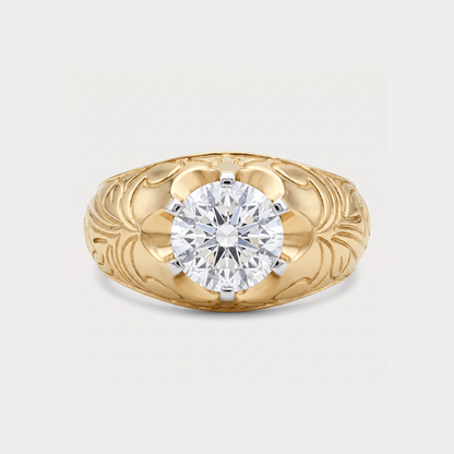 Evensong Solitaire Diamond Men's Ring