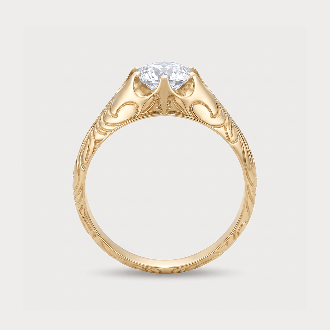 Evensong Solitaire Diamond Men's Ring
