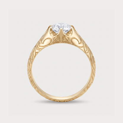 Evensong Solitaire Diamond Men's Ring