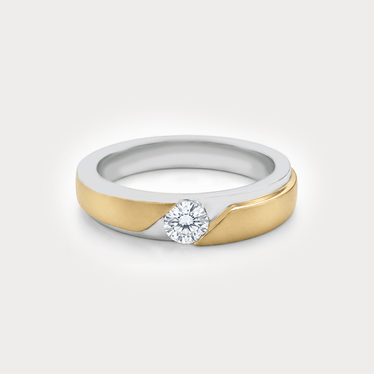Seal Diamond Mens Ring