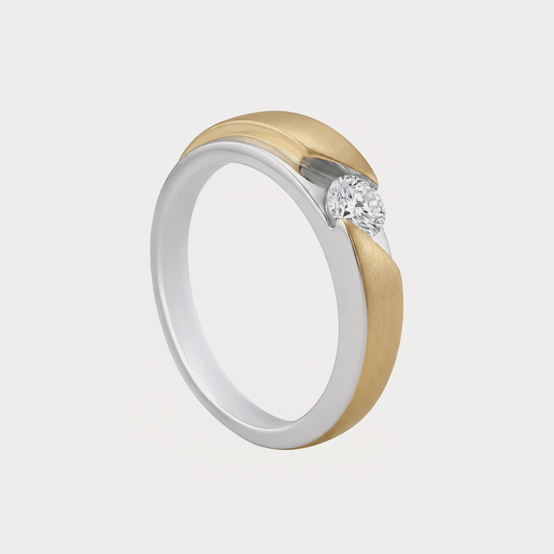 Seal Diamond Mens Ring