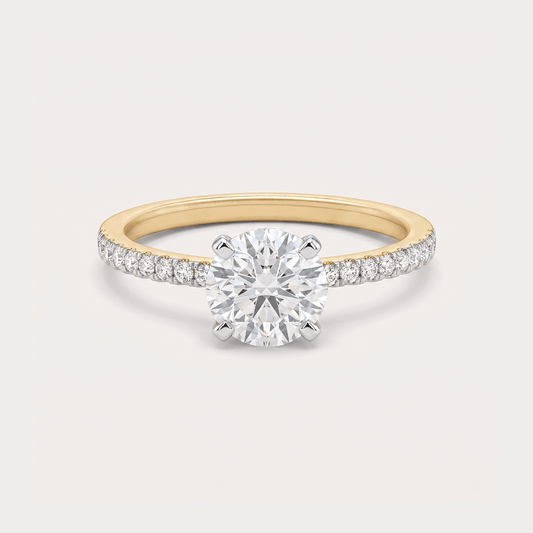 Ethereal Solitaire Diamond Ring