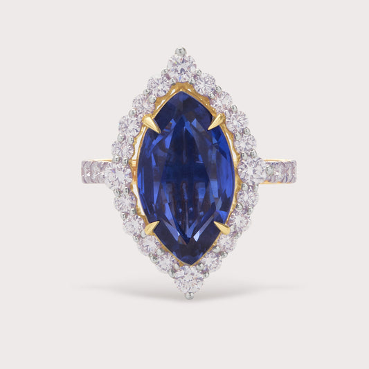 The Midnight Halo Ring