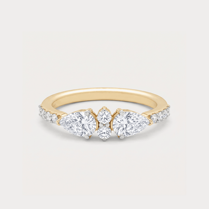 Crystalline Mini Solitaire Diamond Ring