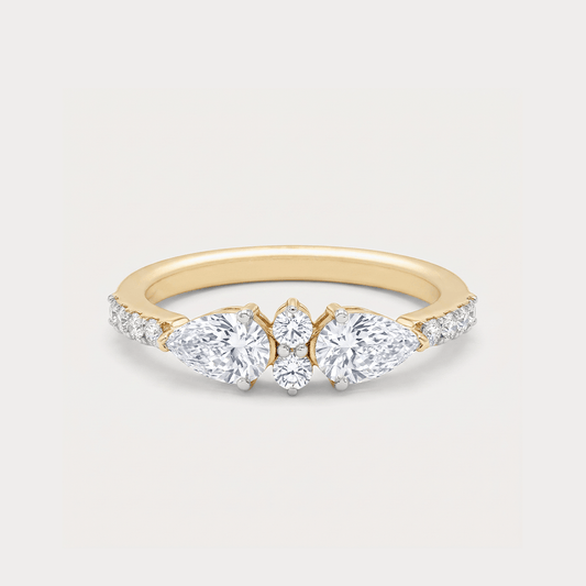 Crystalline Mini Solitaire Diamond Ring