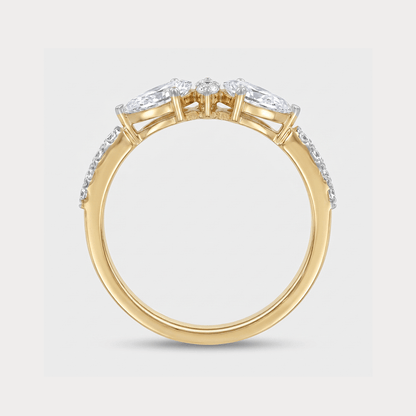 Crystalline Mini Solitaire Diamond Ring