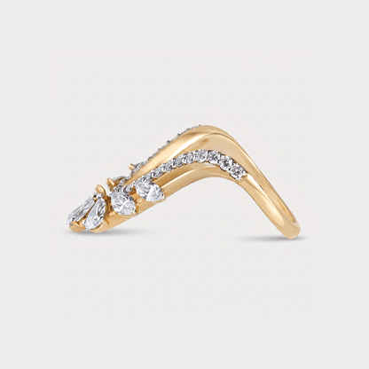 Autumn Leaf Vanki Diamond Ring