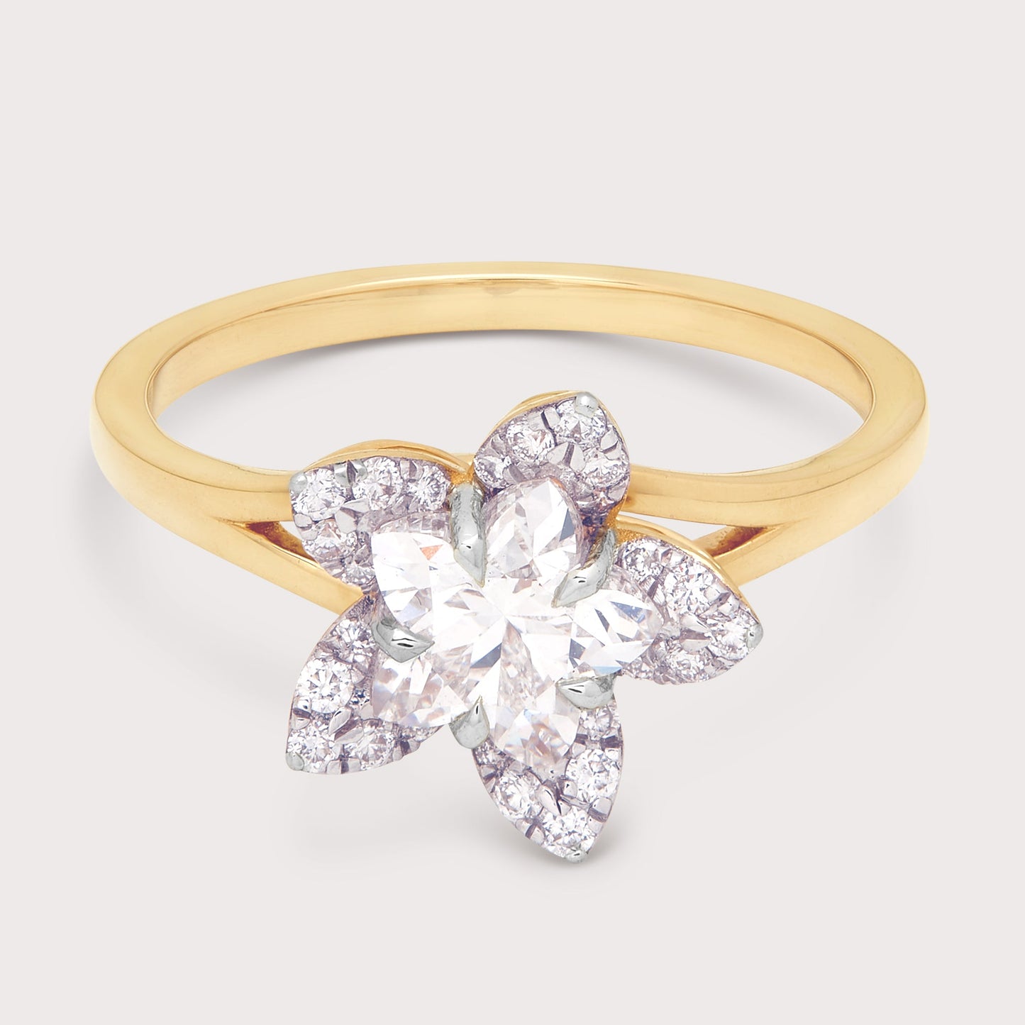 The Golden Blossom Ring