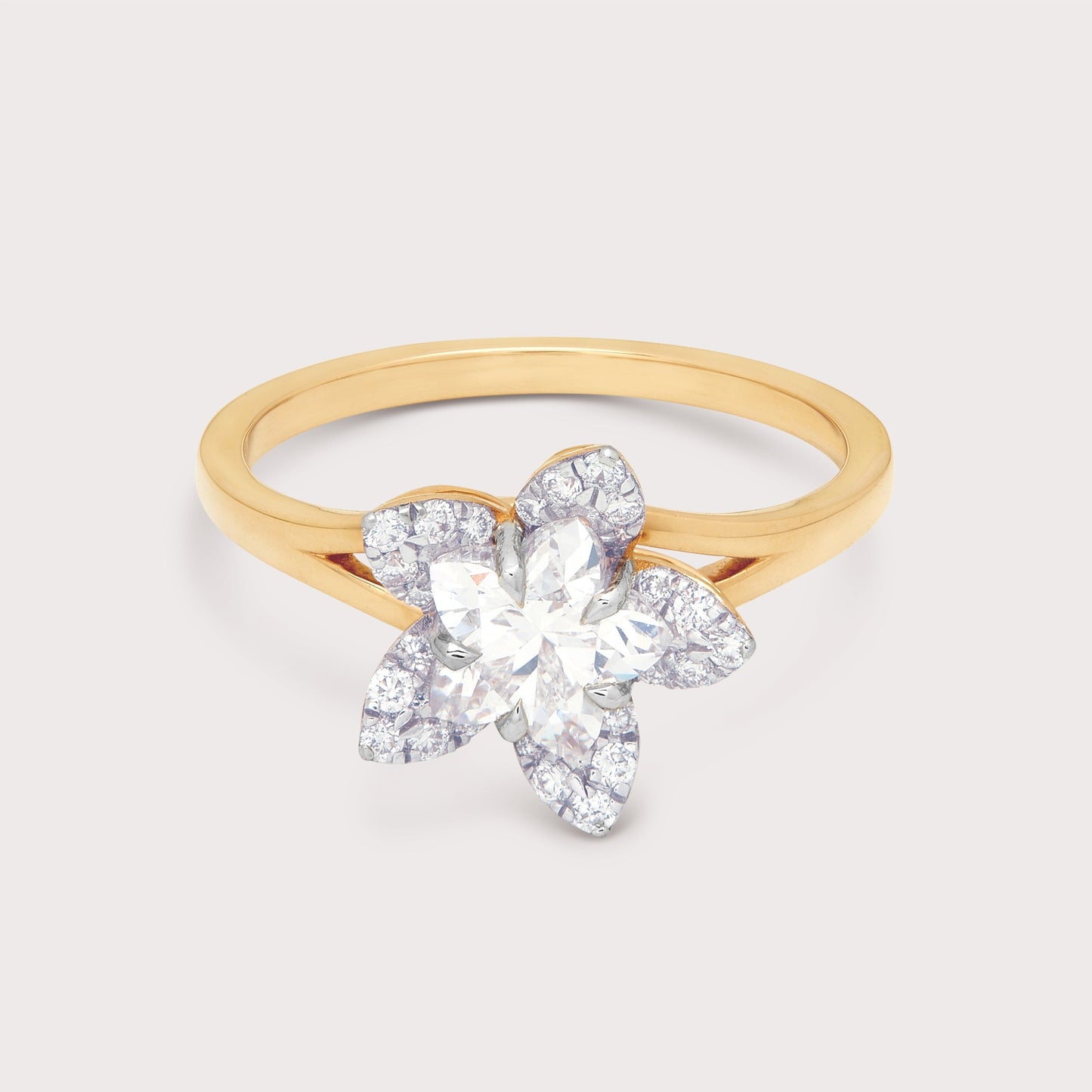 The Golden Blossom Ring