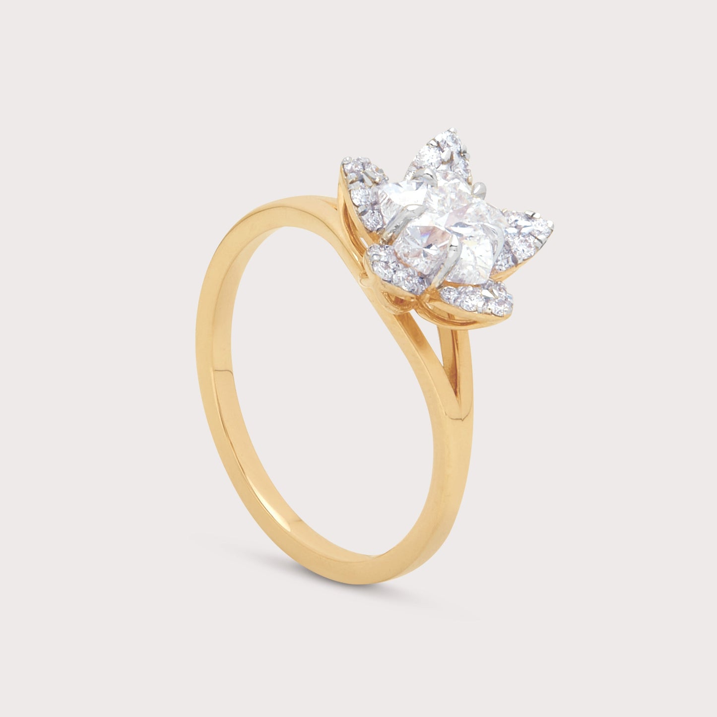 The Golden Blossom Ring