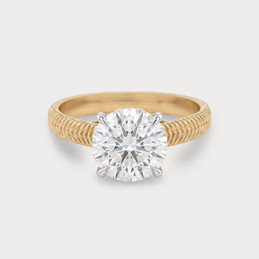 Lily Solitaire Diamond Ring