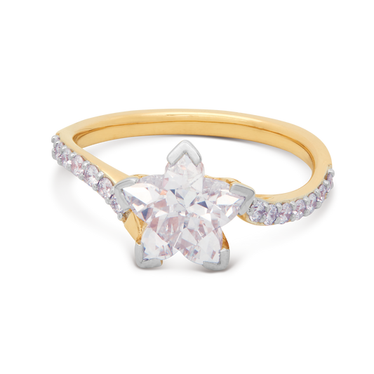 The Orchid Solitaire Ring