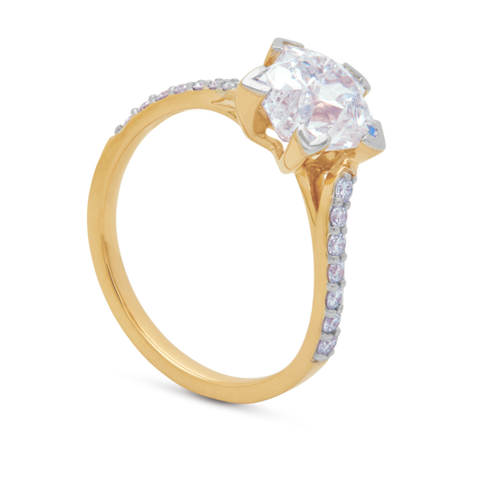 The Orchid Solitaire Ring