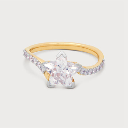 The Orchid Solitaire Ring