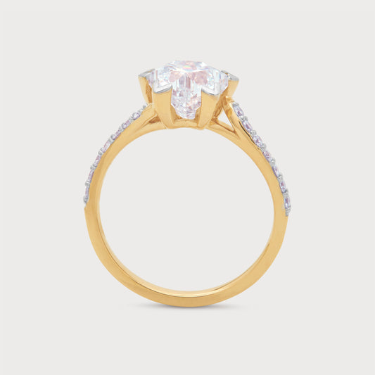 The Orchid Solitaire Ring