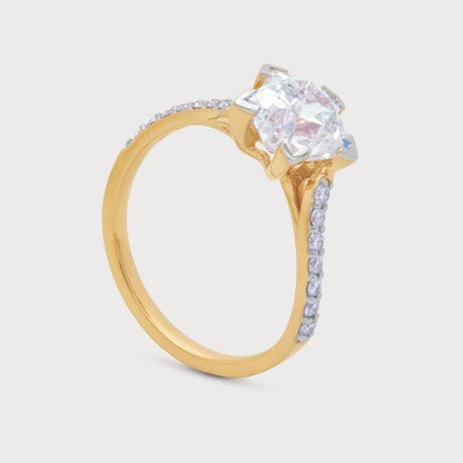 The Orchid Solitaire Ring