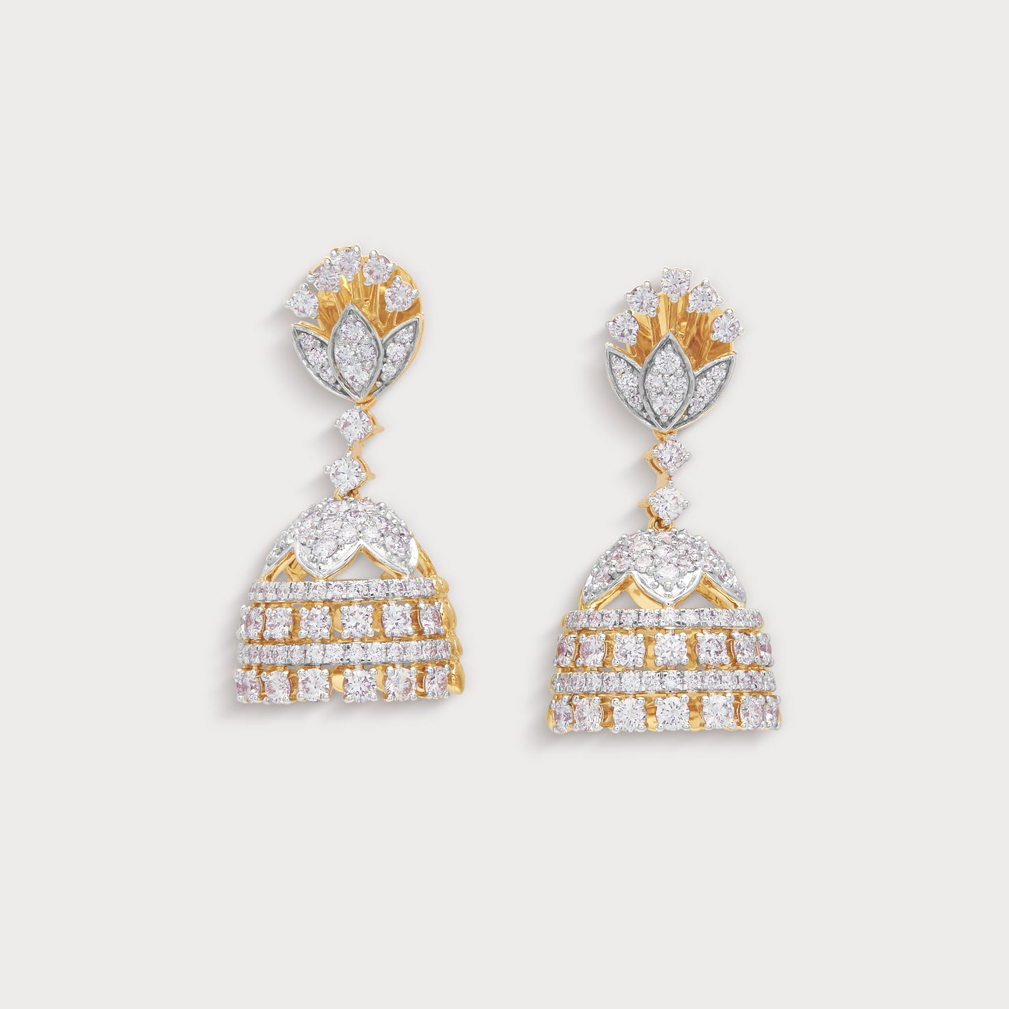 The Diamond Jhumkas
