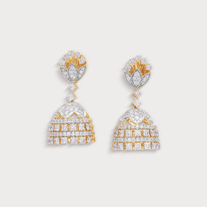 The Diamond Jhumkas