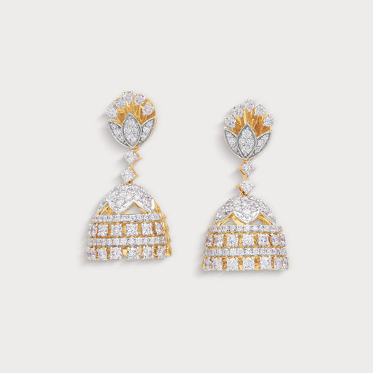 The Diamond Jhumkas