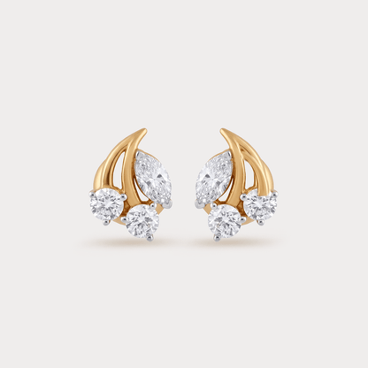 Cherry Diamond Studs