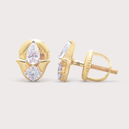 The Pear & Round Studs