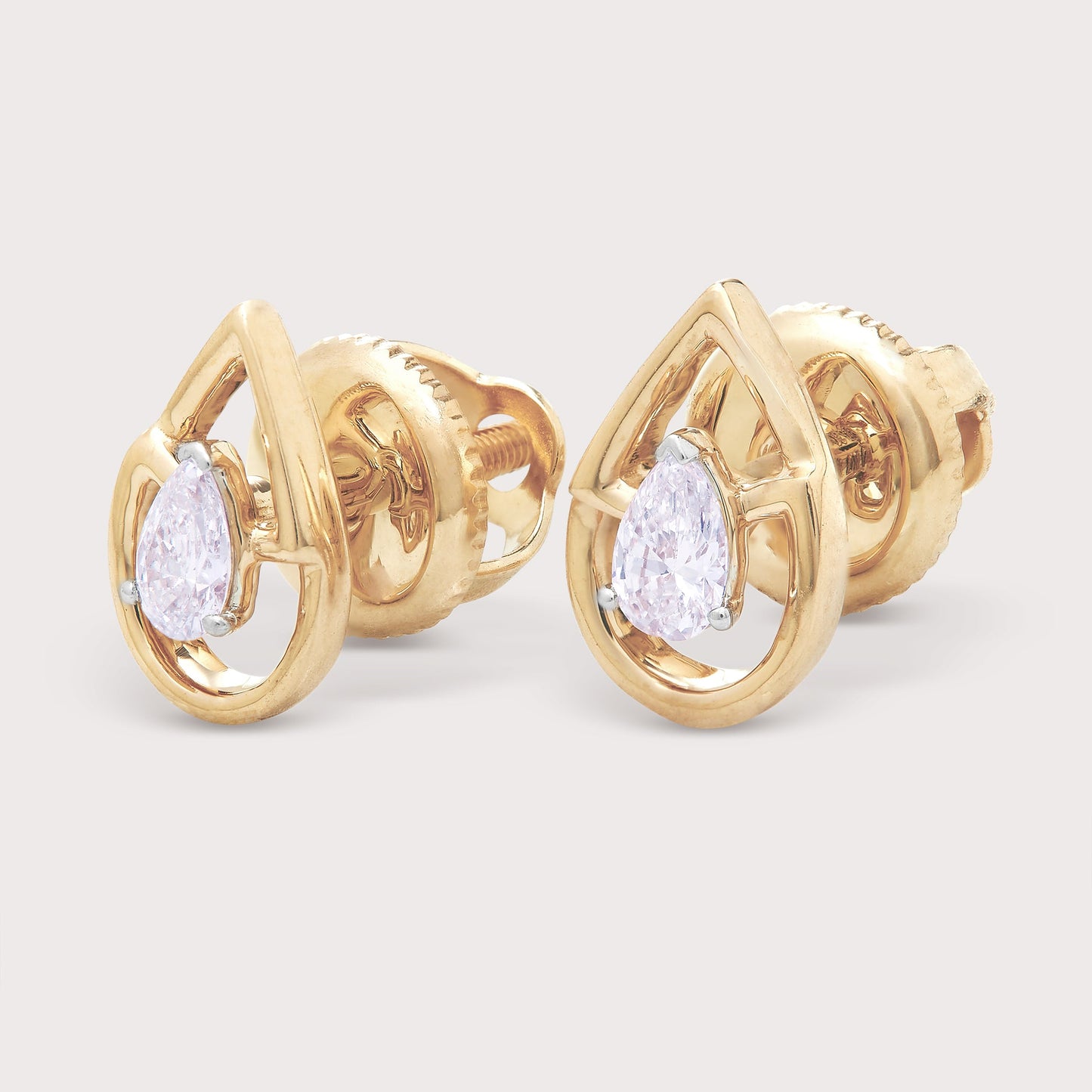 The Double Teardrop Studs