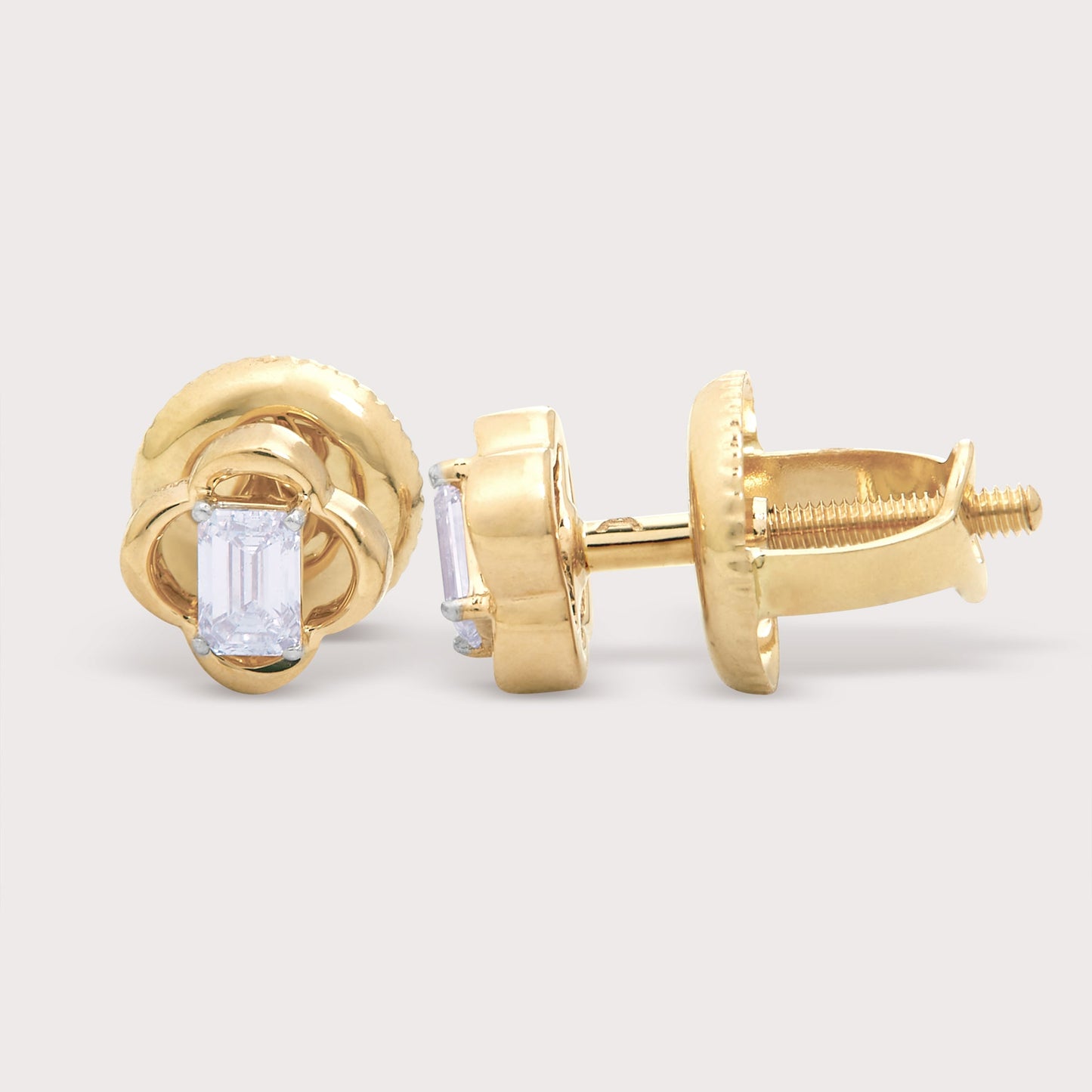 The Golden Clover Studs