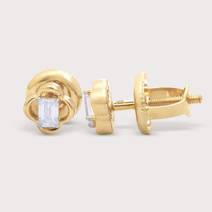 The Golden Clover Studs
