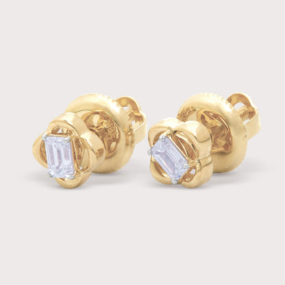 The Golden Clover Studs