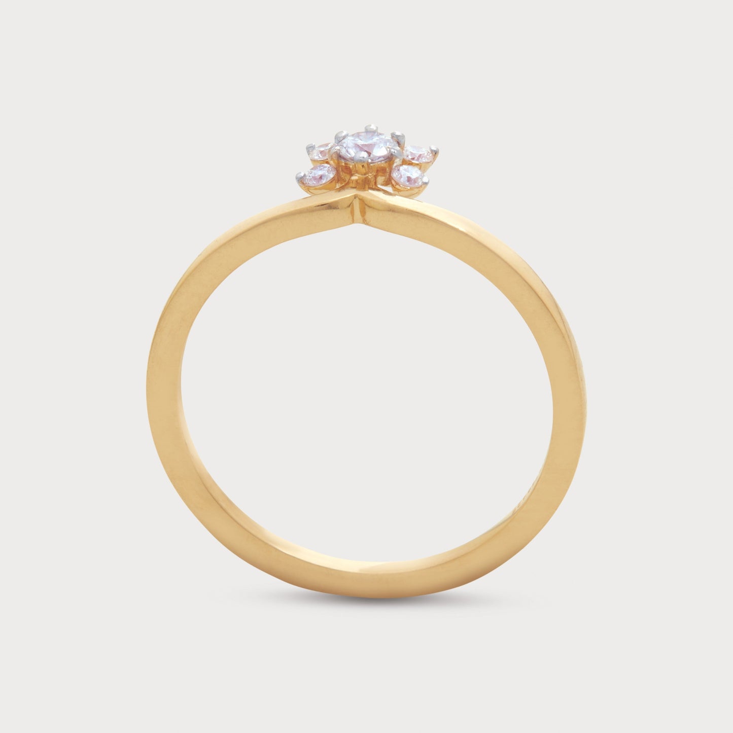 Carnation Diamond Ring