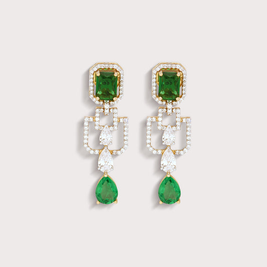 The Royal Emerald Earrings