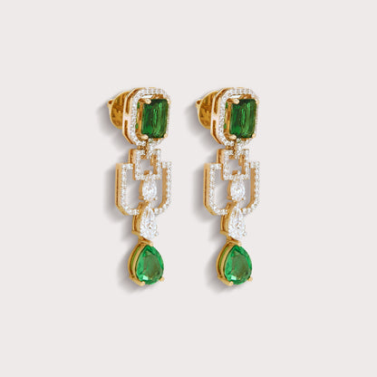 The Royal Emerald Earrings