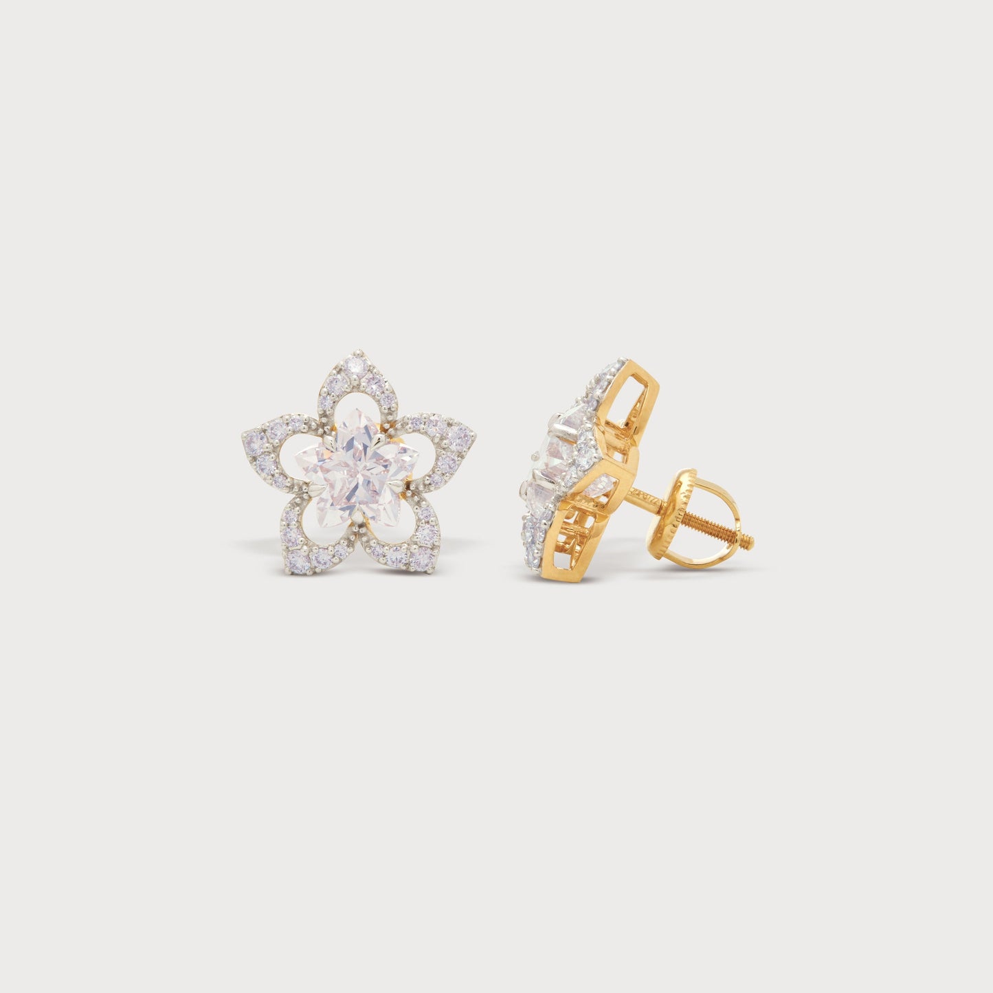 The Orchid Halo Studs