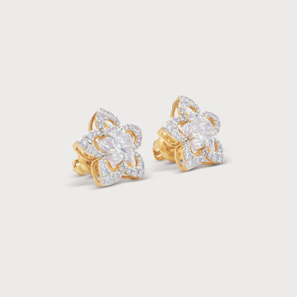 The Orchid Halo Studs