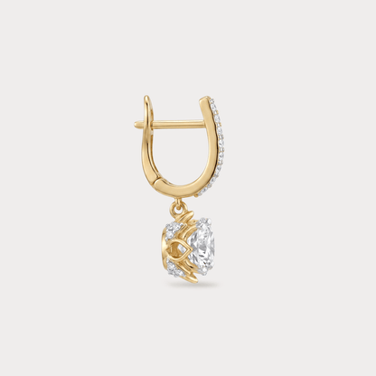 Magnesia Extra Brilliant Solitaire Diamond Earrings