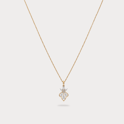 Astralis Floral Diamond Pendant Chain