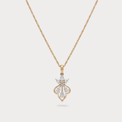 Astralis Floral Diamond Pendant Chain
