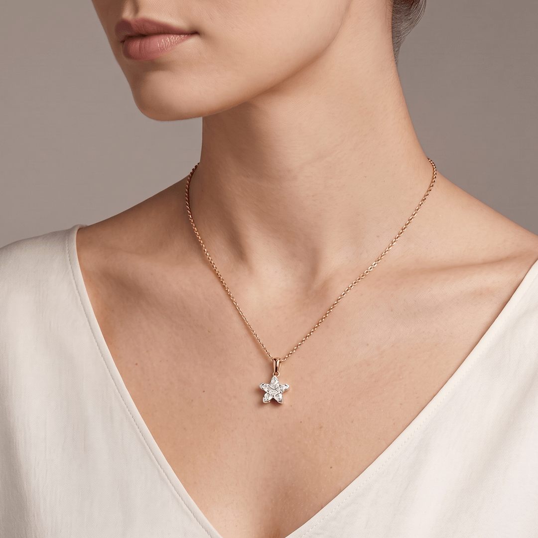 Enthralling Solitaire Diamond Pendant Chain