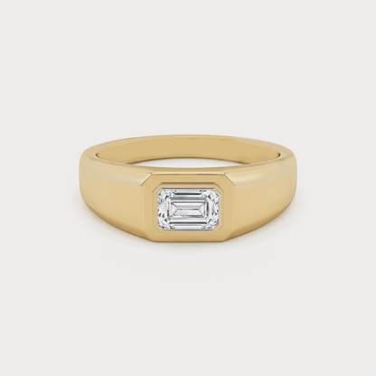 Emblem Diamond Mens Ring