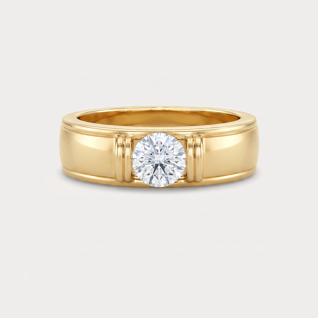 Moonrise Diamond Men's Ring