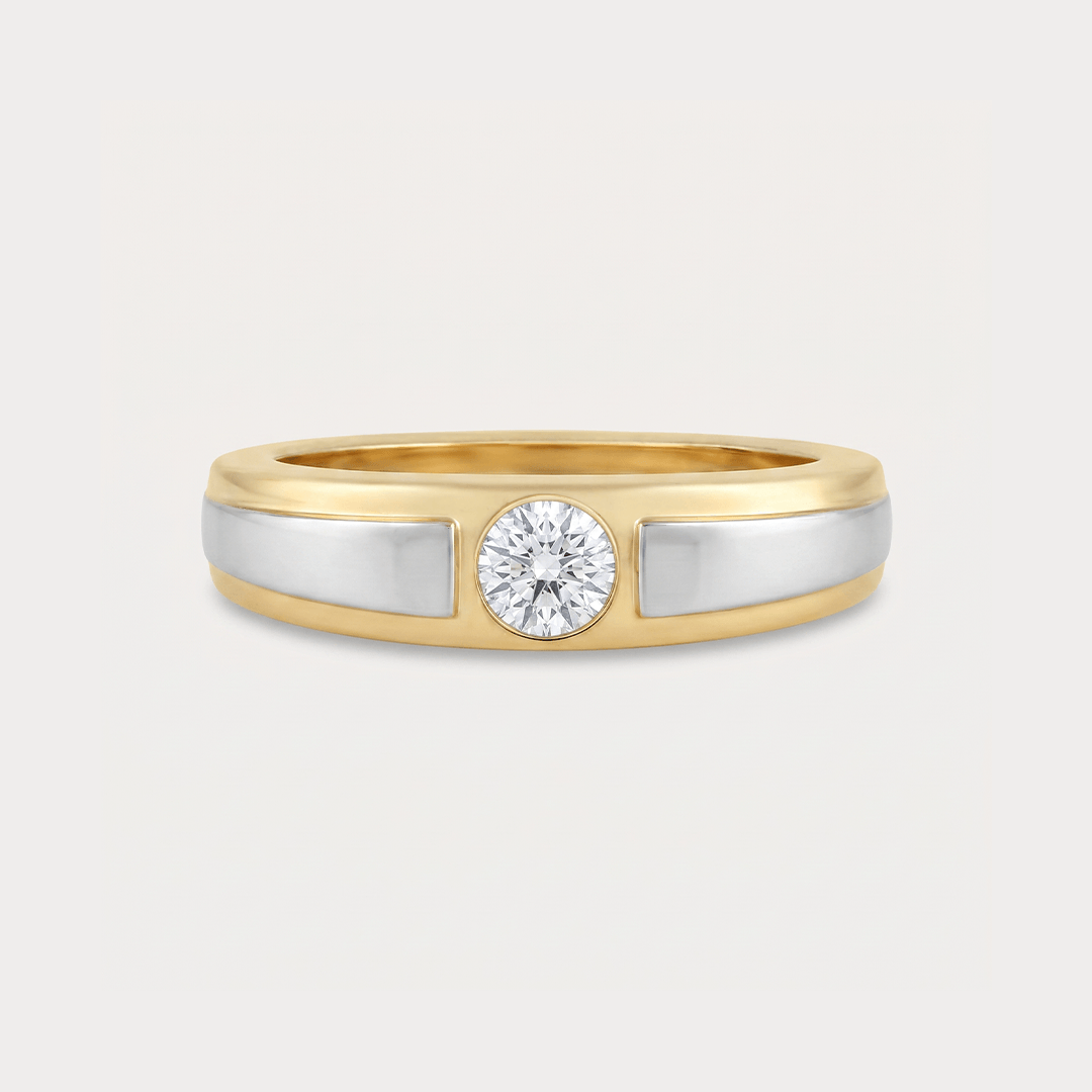 Rising Sun Diamond Men's Ring