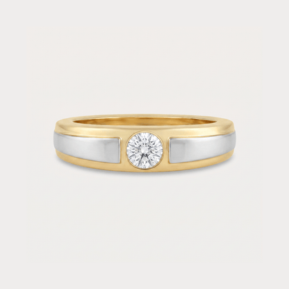 Rising Sun Diamond Men's Ring