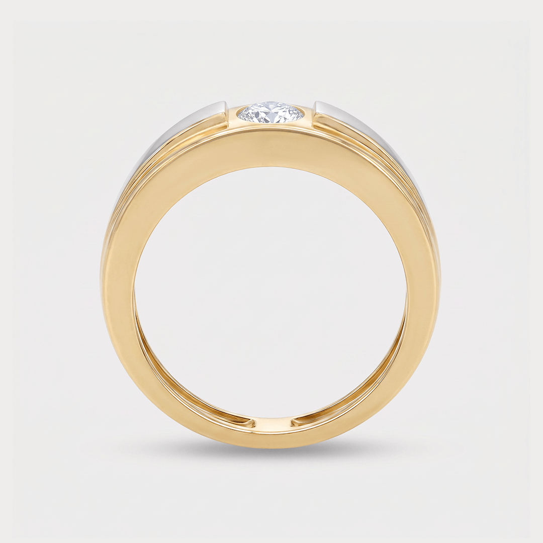 Rising Sun Diamond Men's Ring