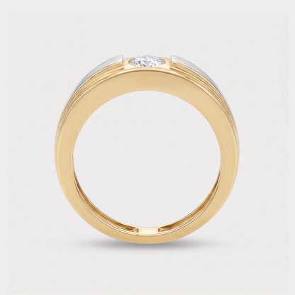 Rising Sun Diamond Men's Ring