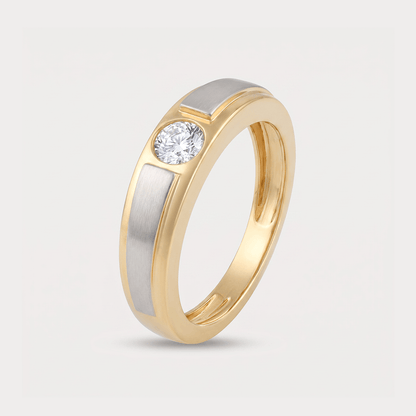 Rising Sun Diamond Men's Ring