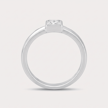 Full Moon Diamond Men's Ring