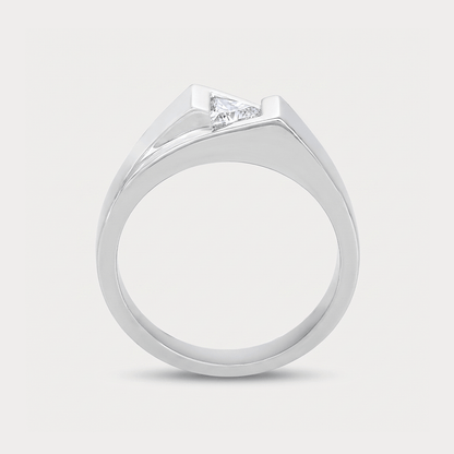New Moon Diamond Men's Ring
