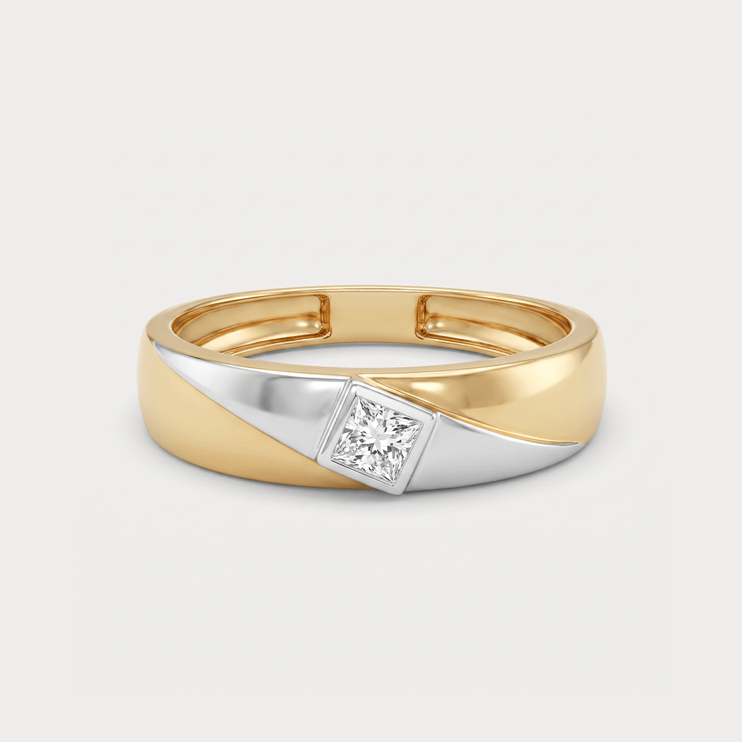 Winter Solstice Diamond Men's Ring