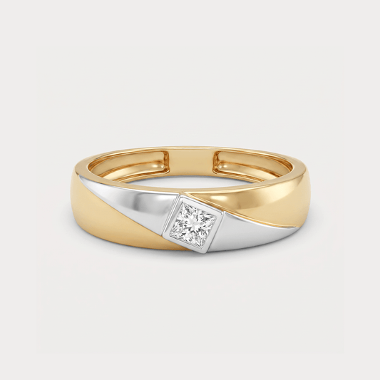 Winter Solstice Diamond Men's Ring