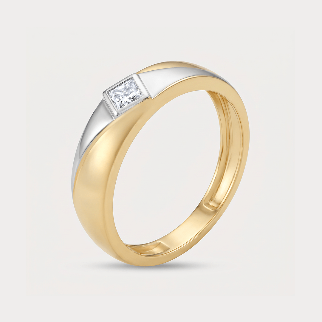 Winter Solstice Diamond Men's Ring